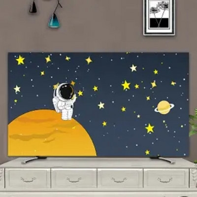 Noua husă de praf din material elastic moale pentru televizoare LCD de 43" 49" 55" Televizoare de tip suspendat, rezistentă la zgârieturi, carcasă de protecție împotriva stropilor