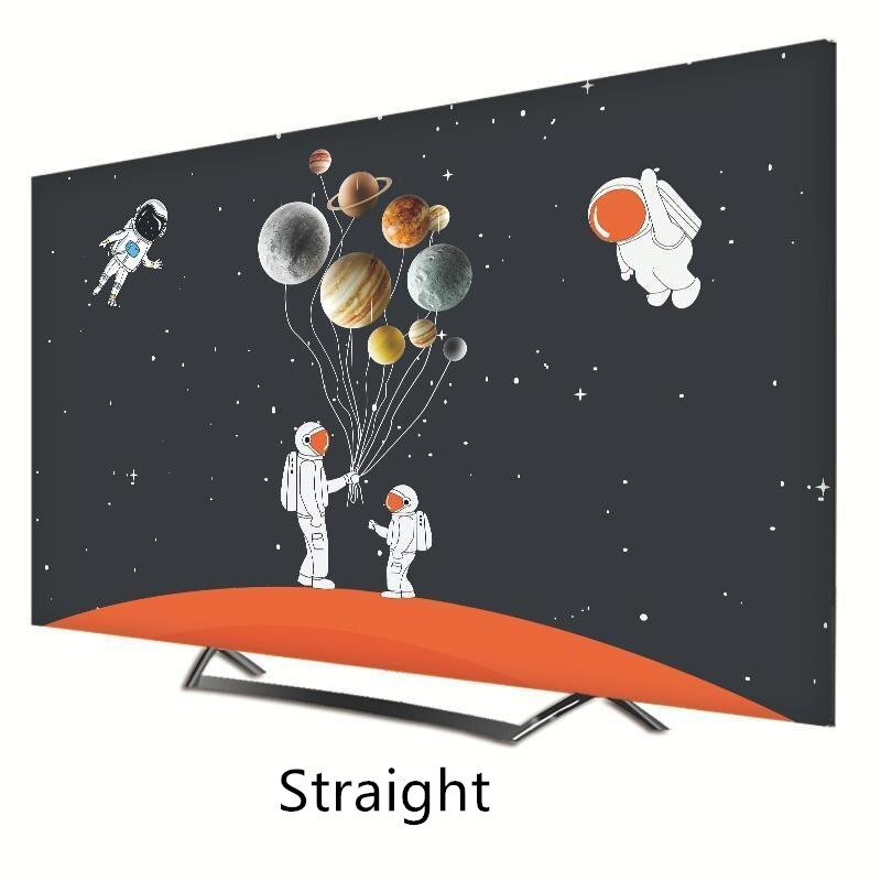 Új, puha, rugalmas szövet porvédő tok 43"-os 49"-es 55"-es LCD TV-hez, akasztós típusú televízió karcálló, fröccsenésálló védőtokhoz