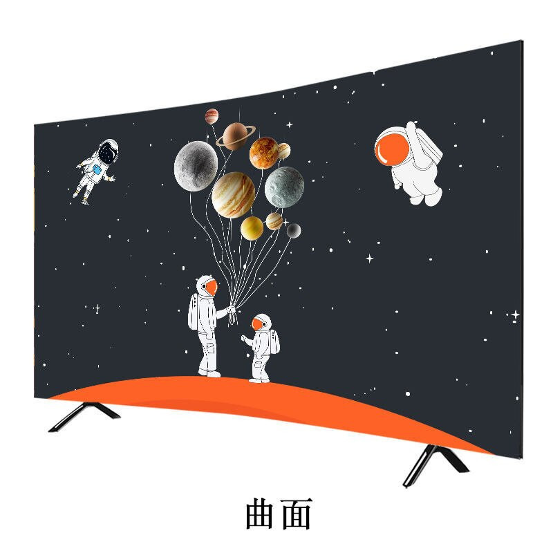 Új, puha, rugalmas szövet porvédő tok 43"-os 49"-es 55"-es LCD TV-hez, akasztós típusú televízió karcálló, fröccsenésálló védőtokhoz