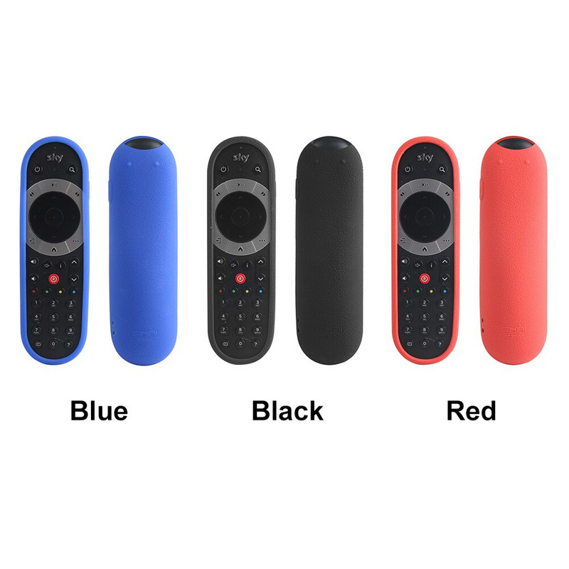 Puzdro, ochranné, protišmykové, umývateľné, domáce, nárazuvzdorné, úložné, šetrné k pokožke, silikónové puzdro na diaľkové ovládanie pre Sky Q