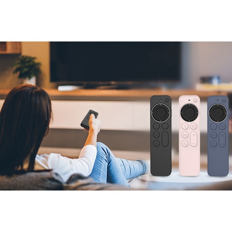 Prachotesný kryt diaľkového ovládača, ochranné puzdro pre domáce úložisko pre Apple TV, puzdro na diaľkový ovládač Siri 2021
