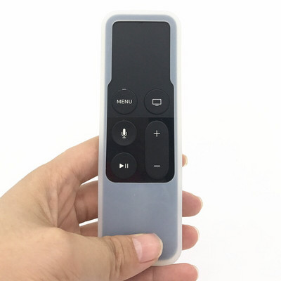 2 ks silikónový ochranný kryt pre diaľkové ovládanie Apple Apple TV4, odolný voči pádu, silikónový kryt na TV