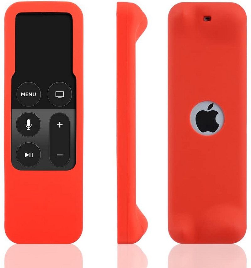 Puzdro s diaľkovým ovládaním pre Apple TV 4. generácie, ochranný silikónový kryt, ľahké nárazuvzdorné puzdro