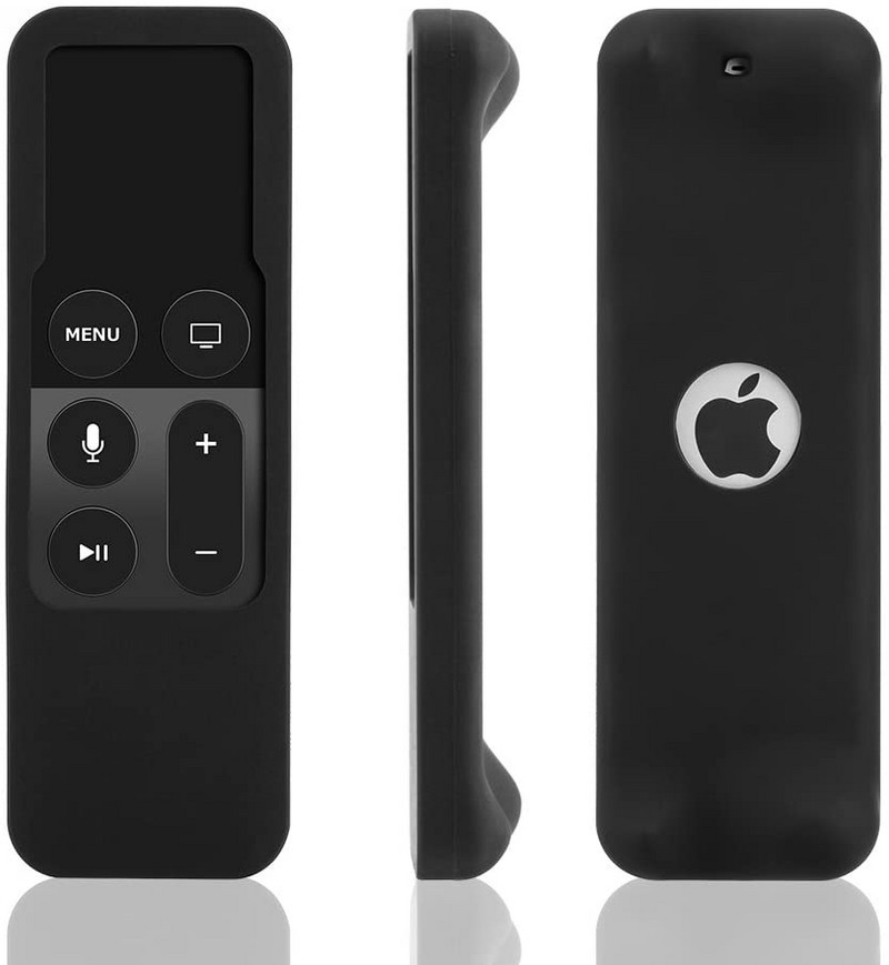 Puzdro s diaľkovým ovládaním pre Apple TV 4. generácie, ochranný silikónový kryt, ľahké nárazuvzdorné puzdro