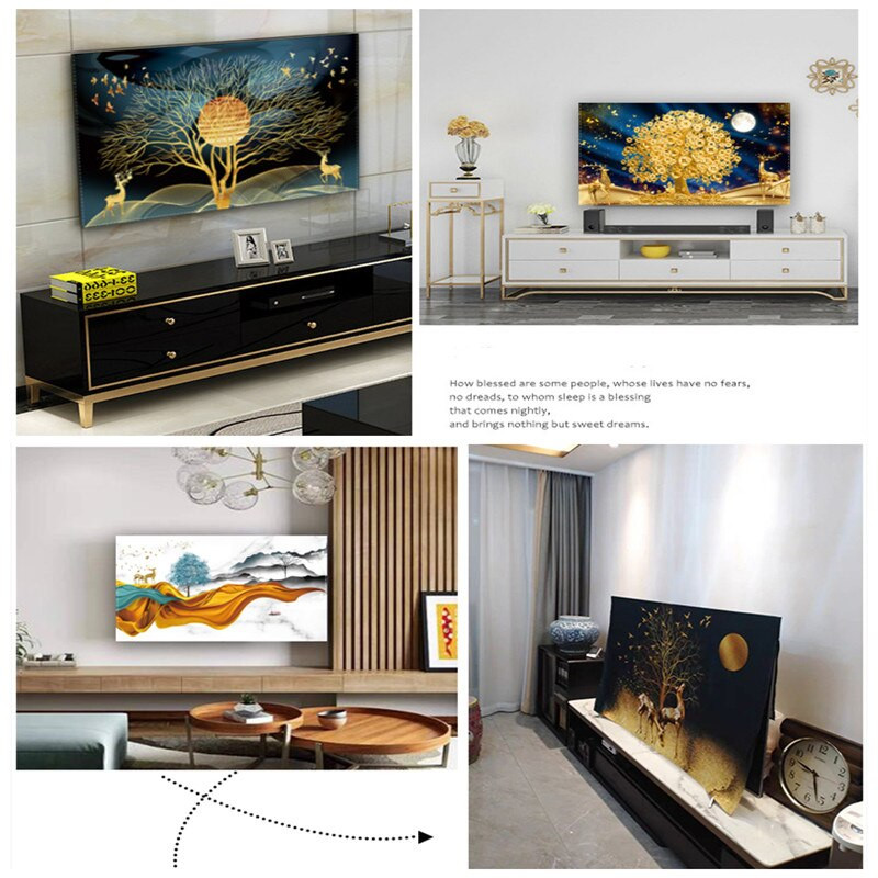 Husă TV, carcasă antipraf pentru ecranul televizorului, impermeabilă în aer liber 32 40 43 55 65 inch, protecție pentru ecran pentru decorarea casei, transport gratuit