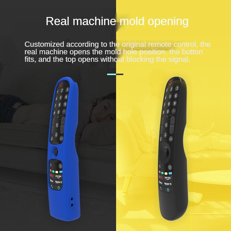 Sikai TV Magic Silica Gel Husă de protecție pentru telecomandă, rezistentă la praf, AN-MR21GC MR21N/21GA Husă noctilucoasă