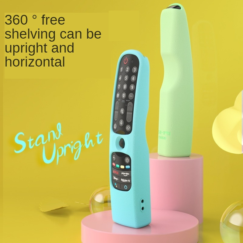 Sikai TV Magic Silica Gel Husă de protecție pentru telecomandă, rezistentă la praf, AN-MR21GC MR21N/21GA Husă noctilucoasă