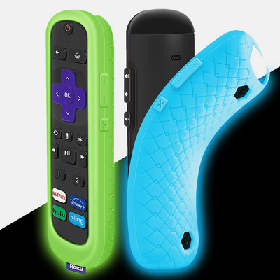 Roku Voice Remote Pro 2021 Silikonska zaštitna maska otporna na udarce za Roku Ultra 4800R Futrola za daljinski upravljač za Roku