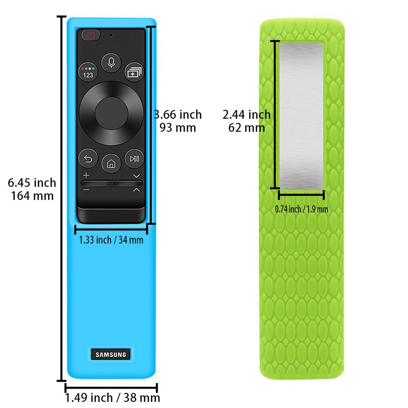 Ochranné puzdro na diaľkové ovládanie televízora pre Samsung BN59-01357 BN59-01363, silikónový mäkký kryt na diaľkové ovládanie solárneho článku