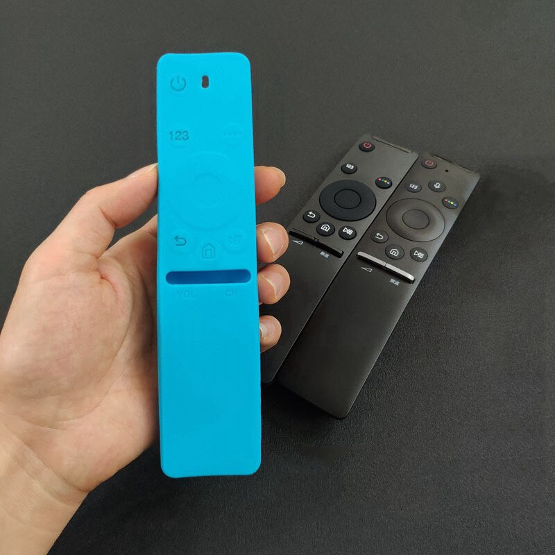 1 ks puzdro s diaľkovým ovládaním Slicone pre Samsung Smart TV s hlasovou verziou UA55KU6300J UA65KS9800