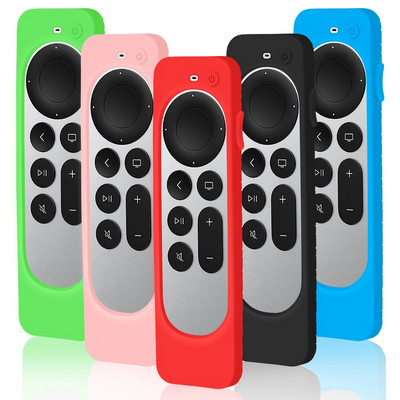2021 m. silikoninis apsauginis dėklas, skirtas Apple-TV 4K Siri 2-os kartos nuotolinio valdymo pultui, neslystantis, patvarus silikagelis, atsparus smūgiams