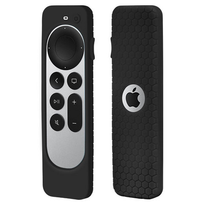 Silikónové ochranné puzdro 2021 pre diaľkové ovládanie Apple TV 4K Siri 2. generácie, protišmykové, odolné, nárazuvzdorné silikagélové puzdro