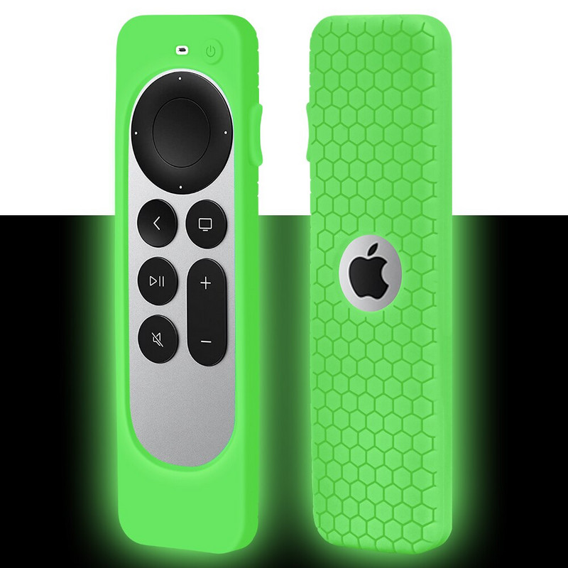 Silikónové ochranné puzdro 2021 pre diaľkové ovládanie Apple TV 4K Siri 2. generácie, protišmykové, odolné, nárazuvzdorné silikagélové puzdro