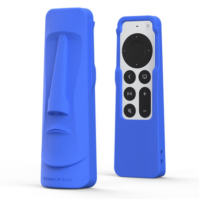 Nové silikónové ochranné puzdro na diaľkové ovládanie pre Apple TV 4K, kryt diaľkového ovládača Siri, nárazuvzdorné puzdro pre Airtag