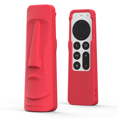 Nové silikónové ochranné puzdro na diaľkové ovládanie pre Apple TV 4K, kryt diaľkového ovládača Siri, nárazuvzdorné puzdro pre Airtag