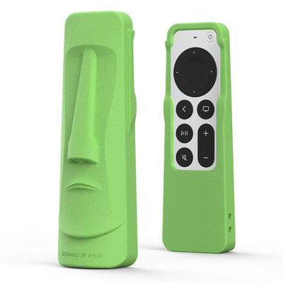 Nové silikónové ochranné puzdro na diaľkové ovládanie pre Apple TV 4K, kryt diaľkového ovládača Siri, nárazuvzdorné puzdro pre Airtag