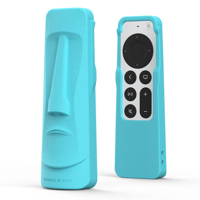 Nové silikónové ochranné puzdro na diaľkové ovládanie pre Apple TV 4K, kryt diaľkového ovládača Siri, nárazuvzdorné puzdro pre Airtag