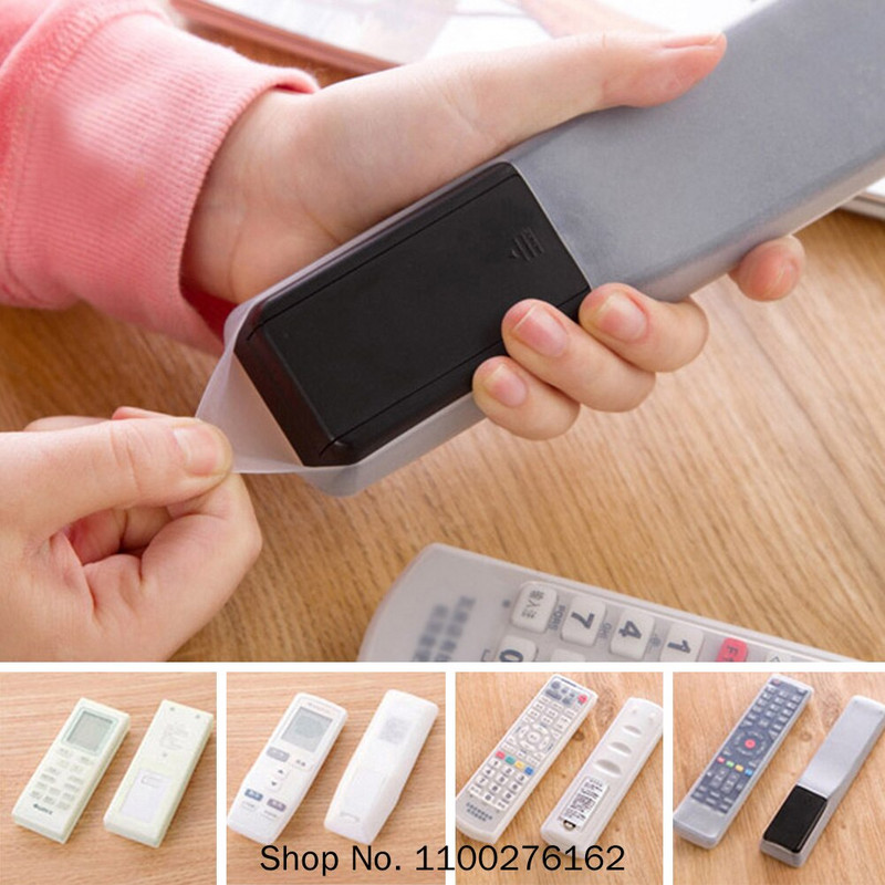 Ūdensizturīgs universāls silikona maciņš televizoram tālvadības pults aizsargmaciņš gaisa kondicionētājam televizora komplektam Putekļu necaurlaidīgi instrumenti