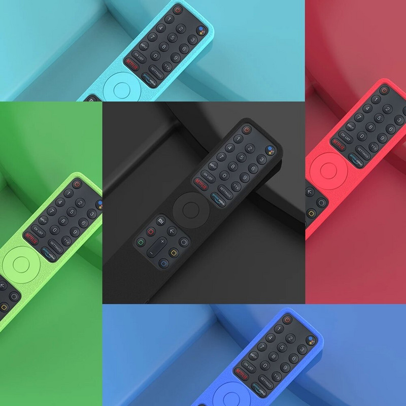 SIKAI triecienizturīgi Mi 4S Stick silikona vāciņi Xiaomi 4s tālvadības pults korpusam, gumijas aizsargam