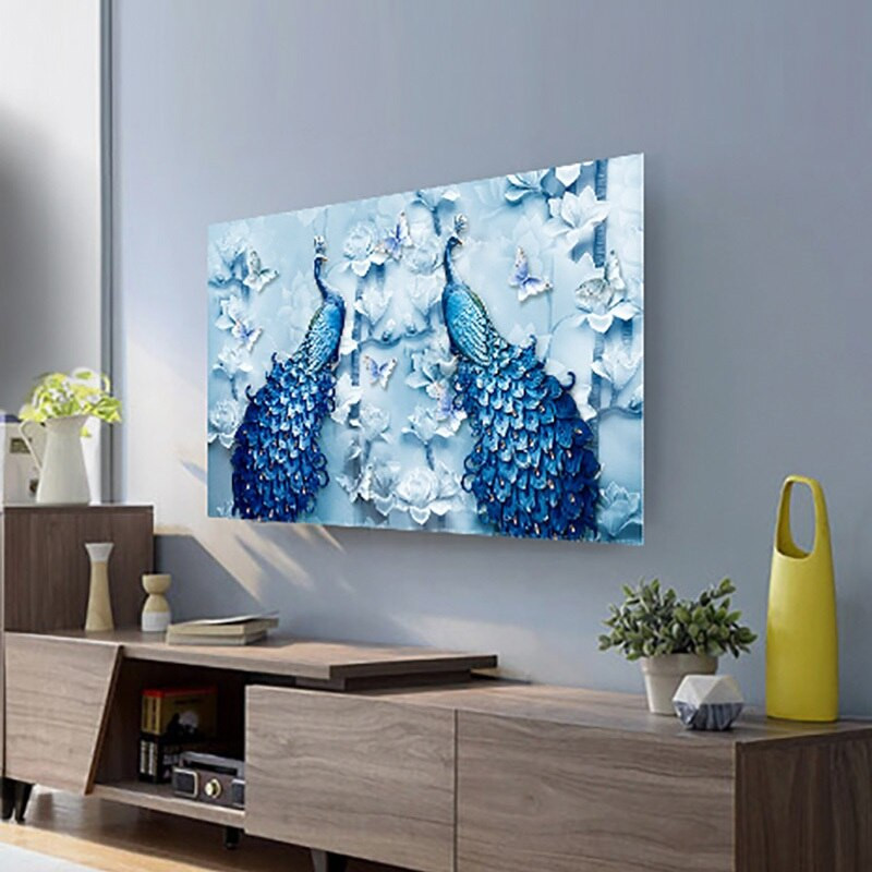 Poklopac TV-a Poklopac za prašinu Zaštitnik za LCD računalni monitor za zidni stolni stol Zakrivljeni tip zaslona Mekana tkanina Zanatski nordijski stil