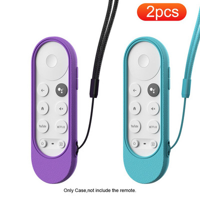 Husă din silicon SIKAI pentru Chromecast cu telecomandă vocală Google TV 2020 Husă de protecție antișoc pentru telecomandă vocală Chromecast 2020