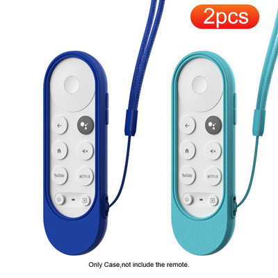 Husă din silicon SIKAI pentru Chromecast cu telecomandă vocală Google TV 2020 Husă de protecție antișoc pentru telecomandă vocală Chromecast 2020