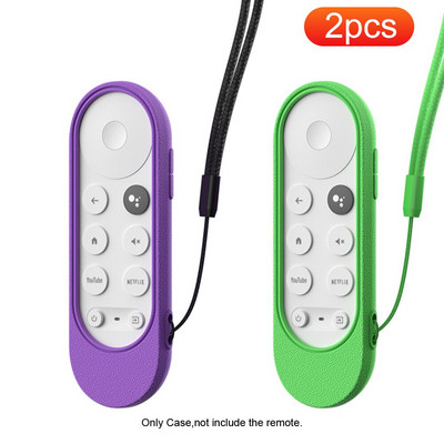 Husă din silicon SIKAI pentru Chromecast cu telecomandă vocală Google TV 2020 Husă de protecție antișoc pentru telecomandă vocală Chromecast 2020