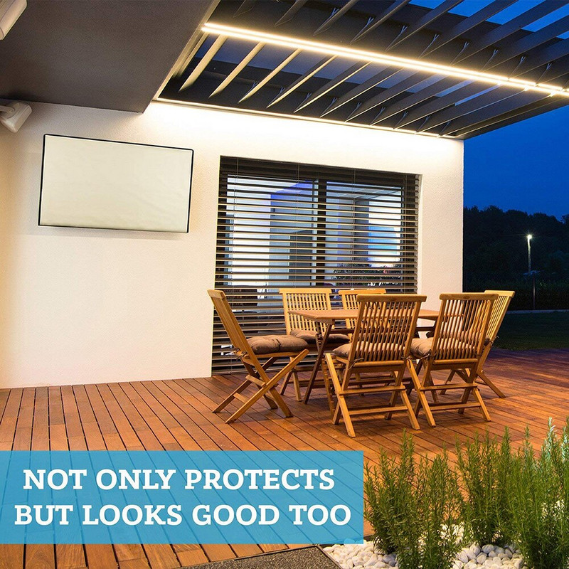 Protejează ecranul TV Grădină Patio Husă TV în aer liber Rezistent la intemperii Husă TV în aer liber rezistentă la praf 32" 36" 40" 46" 50" 60"