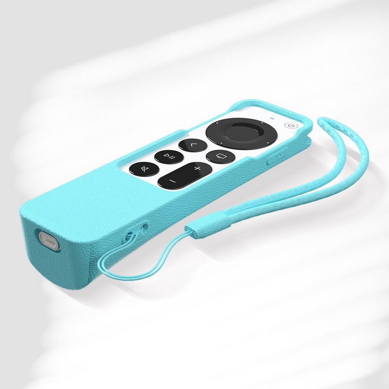 Silikónový ochranný kryt diaľkového ovládača SIKAI pre Apple TV 4K 2021, puzdro na diaľkové ovládače Siri Remote 2. generácie a puzdro na Airtag