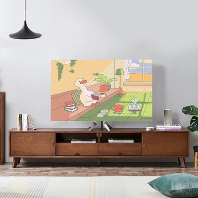 Nová kreslená elastická sila televízna kapucňa, kryt na televízor, 32-75 palcov, jednoduchá a moderná európska veľkosť