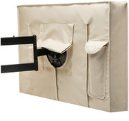 Nuo 22 colių iki 75 colių lauko televizoriaus dangtelio ekranas, atsparus dulkėms, vandeniui atsparus dangtelis.