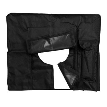 Външен телевизионен екран, прахоустойчив, водоустойчив комплект капаци Капак, висококачествен оксфордски черен калъф за телевизор, 22\