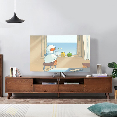 Nová kreslená elastická sila televízna kapucňa, kryt na televízor, 32-75 palcov, jednoduchá a moderná európska veľkosť