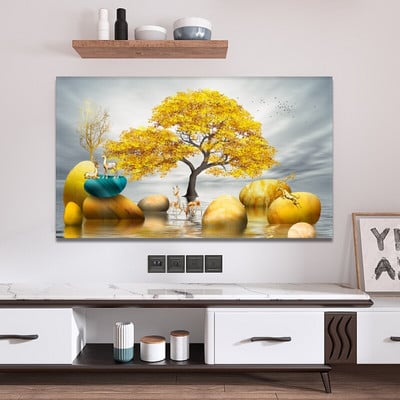 Kryt na TV, prachotesný, pre domácnosť, 65-palcový, 43-palcový, 55-palcový, 75-palcový, závesný kryt, neberie LCD TV, jednoduchý 70-palcový kryt na TV