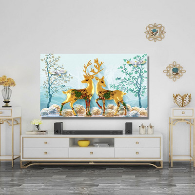 Kryt na TV, prachotesný, pre domácnosť, 65-palcový, 43-palcový, 55-palcový, 75-palcový, závesný kryt, neberie LCD TV, jednoduchý 70-palcový kryt na TV