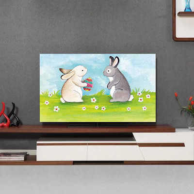 Kryt na TV, prachotesný, pre domácnosť, 65-palcový, 43-palcový, 55-palcový, 75-palcový, závesný kryt, neberie LCD TV, jednoduchý 70-palcový kryt na TV