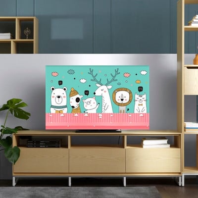 Kryt na TV, prachotesný, pre domácnosť, 65-palcový, 43-palcový, 55-palcový, 75-palcový, závesný kryt, neberie LCD TV, jednoduchý 70-palcový kryt na TV