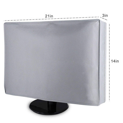 21" 24" 28" 34" Home PC Desktop Computer Monitor Capac de praf Material nețesut Craft LCD Screen Protector Case Gri GL001