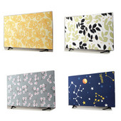 Ниска цена Защитен капак за телевизор Прахозащитен капак Домакински висящ капак за LCD телевизор Полиестерен покривен плат 55-70 инча Универсална декорация