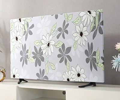 Ниска цена Защитен капак за телевизор Прахозащитен капак Домакински висящ капак за LCD телевизор Полиестерен покривен плат 55-70 инча Универсална декорация