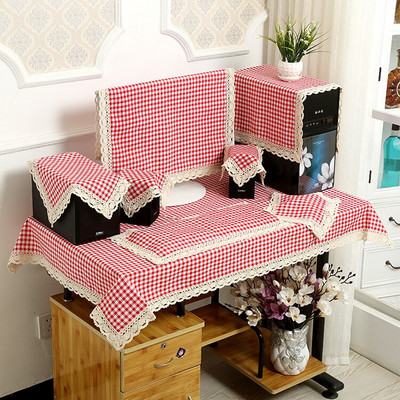 Jednoduchý kryt na stolný počítač, televízor, školská kancelária, dekorácie do domácnosti, doplnky, LCD počítač, kryt proti prachu, kryt monitora, uterák