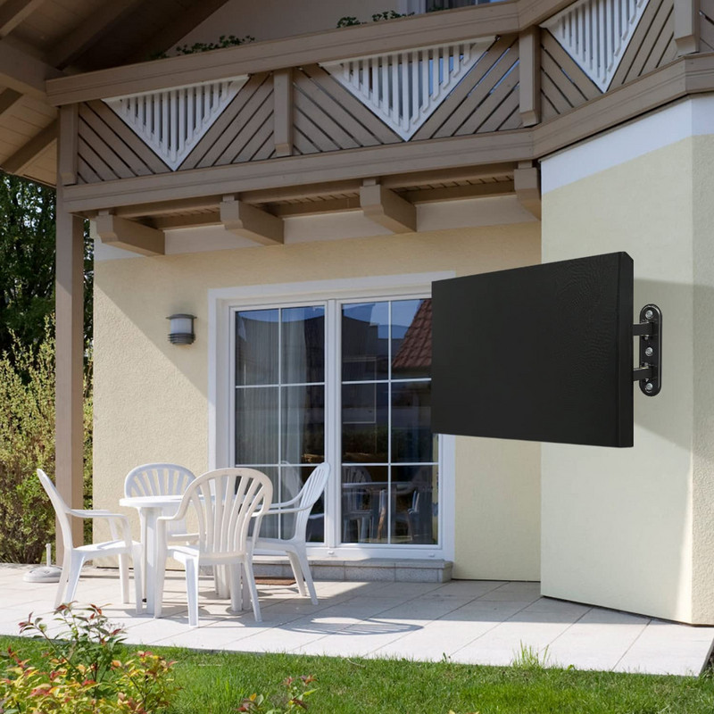 Vanjski TV poklopac, za 50-52 inča vodootporne TV štitnike s džepom za daljinski upravljač za LED, LCD, OLED televizore ravnog ekrana