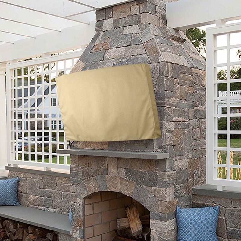 Vonkajší ochranný kryt na televízor, odolný voči poveternostným vplyvom, univerzálny prachotesný ochranný kryt na ploché obrazovky v mnohých veľkostiach, ktorý sa hodí do každého...