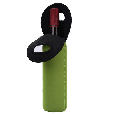 Neopreno vyno butelių šaldiklio maišelis, nešiojamasis 1/2 butelių, aušintuvas Vyno butelių maišelis, apsaugantis izoliuotą dangtelį, alaus aušinimo laikiklio laikiklis