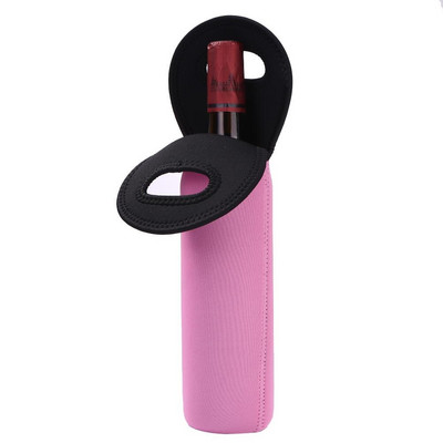 Neopreno vyno butelių šaldiklio maišelis, nešiojamasis 1/2 butelių, aušintuvas Vyno butelių maišelis, apsaugantis izoliuotą dangtelį, alaus aušinimo laikiklio laikiklis