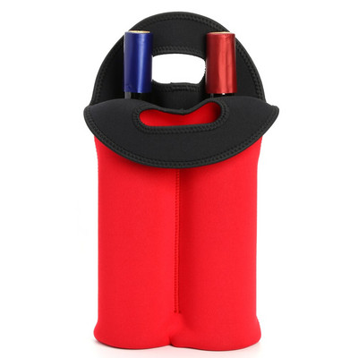 Neopreno vyno butelių šaldiklio maišelis, nešiojamasis 1/2 butelių, aušintuvas Vyno butelių maišelis, apsaugantis izoliuotą dangtelį, alaus aušinimo laikiklio laikiklis