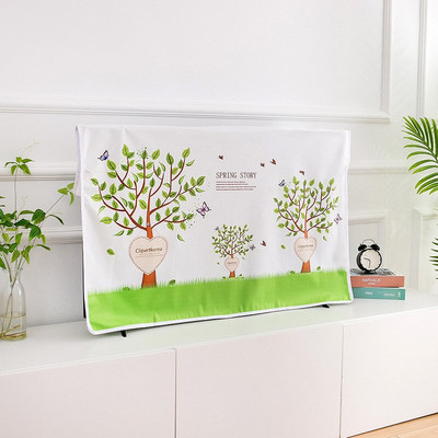 Nordic Print TV Dust Cover 55 Inch Home Catoon Hanging LCD TV Smartv Dustproof Universal GoodTop Home Decoration