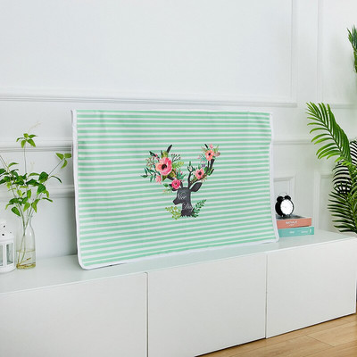 Nordic Print TV Dust Cover 55 Inch Home Catoon Hanging LCD TV Smartv Dustproof Universal GoodTop Home Decoration