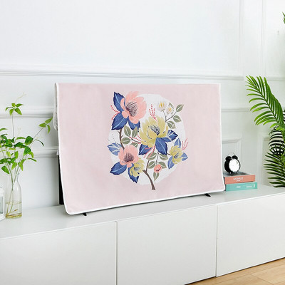 Nordic Print TV Dust Cover 55 Inch Home Catoon Hanging LCD TV Smartv Dustproof Universal GoodTop Home Decoration