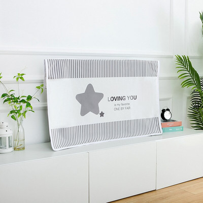 Nordic Print TV Dust Cover 55 Inch Home Catoon Hanging LCD TV Smartv Dustproof Universal GoodTop Home Decoration